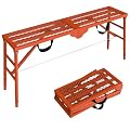 Scaffolding Platform, Folding Work Platform Scaffold 70.8''(L) x15.7''(W) Adjustable Height Scaffolding Portable Work Platform Ladder for for Home Improvement, Painting, Patching Drywall, Car Washing