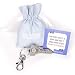 Basketball key - novelty keychain with inspirational quote card - the cool fun unique small inexpensive sports team hoops gift under $10 for giving kids teens friends girls boys coach players