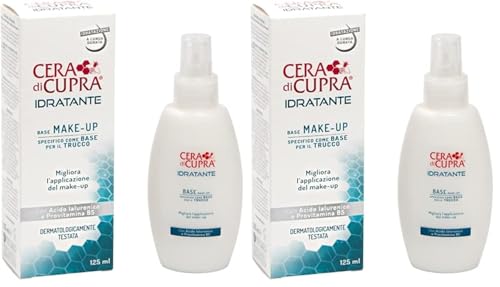 Cera di Cupra Crema Idratante Base Pre Make-Up, 125 ml (Confezione da 2)
