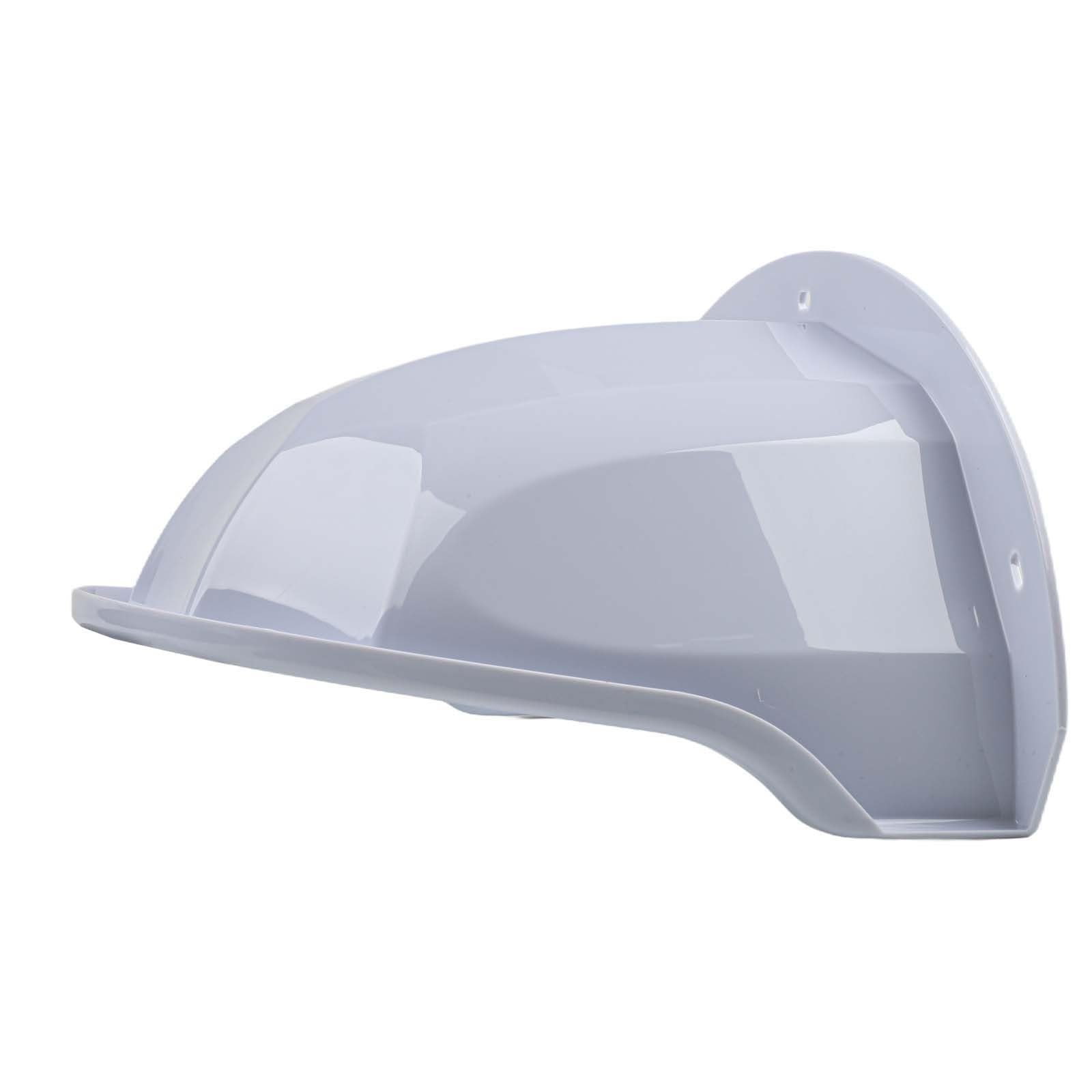 Housse de protection imperméable et résistante aux intempéries en ABS pour caméra de sécurité CCTV Blanc