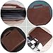 FINISPERSOO Retro Pu Leather Messenger Bag for Men, Portable A4 Document Organizer, Business Travel Briefcase, Fashion Portfolio Laptop Storage Bag in Coffee