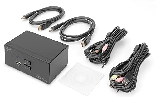 Switch Displayport multiplateforme double écran 4K 60 Hz haute fluidité