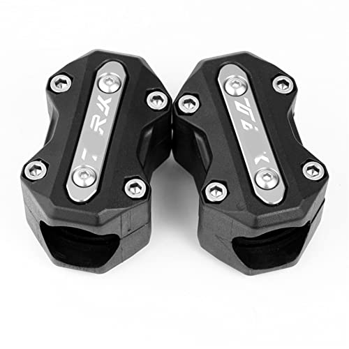 Protector de parachoques Benelli TRK 502 evita daños en caídas bloque CNC plata 2