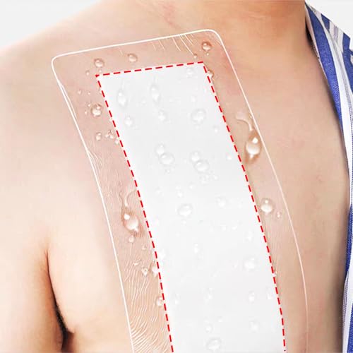 Large Wound Dressings, Adhesive Waterproof Dressing Pad Bandage Patches for Post Surgical Shower Wound Cover,6PCS