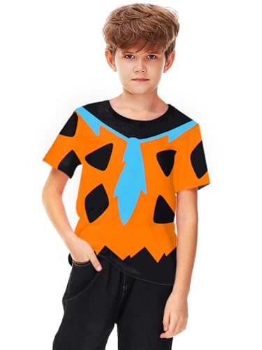 Remimi Girls Boys Halloween Shirts Classic Graphic Cute Tops 3-14 Years2