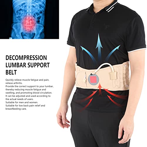 SUNGOOYUE Cintur¨®n de Descompresi¨®n para la Espalda, Soporte Lumbar Cintur¨®n para la Espalda de Descompresi¨®n F¨ªsica para Aliviar el Dolor Lumbar