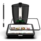 Blomise Premium Display-Schutzrahmen für Thermomix TM7 mit TouchPen, Anti-Kratzen Anti-Fingerprint Bruchsicher, Kratzfester PC+ABS Rahmen & Antibakterieller Stift