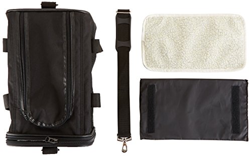 Amazon Basics Soft-Sided Mesh Pet Travel Carrier, Small (13.8 X 8.7 X 8.7 Inches), Black #TOP7