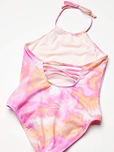 Image of Hobie Girls High Neck Halter One Piece Swimsuit