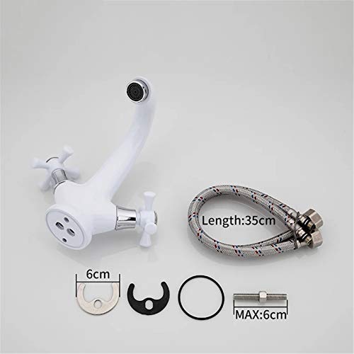 Grifo de bidé con interruptor de separación de agua caliente y fría para lavabo 8