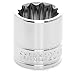 Performance Tool W38820 12-Point Socket, 3/8" Drive, 20mm