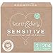 Earth & Eden Sensitive | Eco-Conscious & Hypoallergenic Diapers | Size 2 | 204 Count