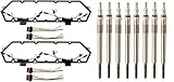 1994-Early 1997 Ford Powerstroke 7.3L Diesel Glow Plug Harness Set - Includes:Gaskets + 8 Plugs