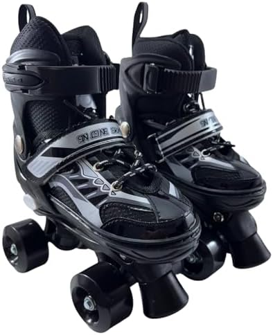 Patins Quad 4 Rodas Ajustável para Jovens e Adultos Iniciantes – ...