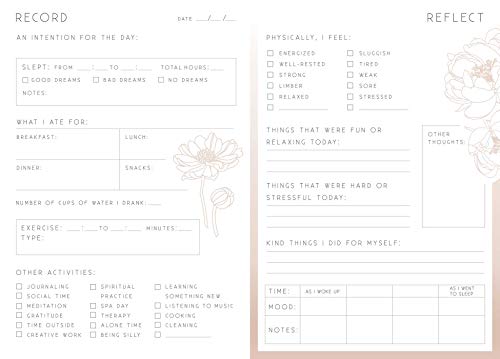 Self-Care: A Day And Night Reflection Journal (90 Days) (Inner World) #TOP4