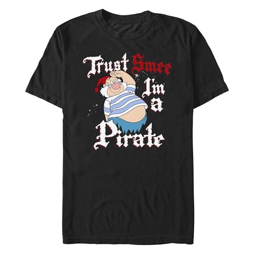 T-shirt Disney Smee pirate noir 4XL fini les hauts trop courts