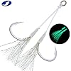 OCEAN CAT Slow Fall Fishing Luers Mental Lead Jigging Sea Baits Flat Hooks 5 Colors 5 Weights