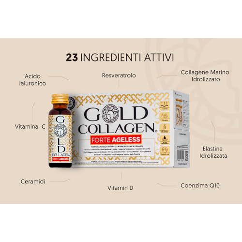 Gold Collagen Forte Ageless 10 Flaconi - 2