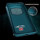 tuanshunhengb Smartphone Flip Cover Flip Case For Honor Magic 6 RSR Case Translucent View Window,Magnetic Slim Flip Case Drop Protection Shockproof Protective Cover For Honor Magic 6 RSR(Black) - Image 5