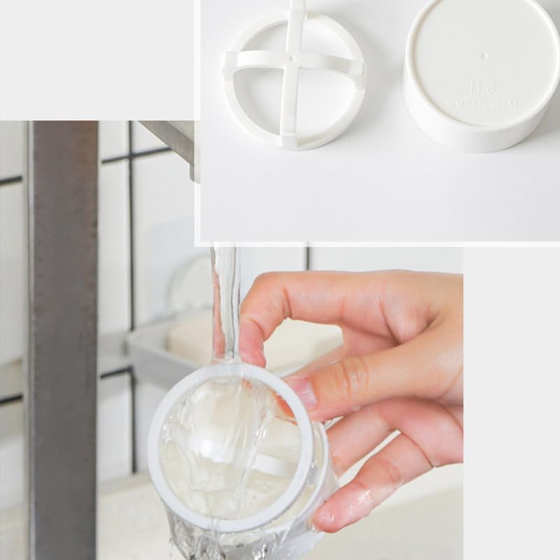Makeup Sponge Holder, White ABS Stand image 5