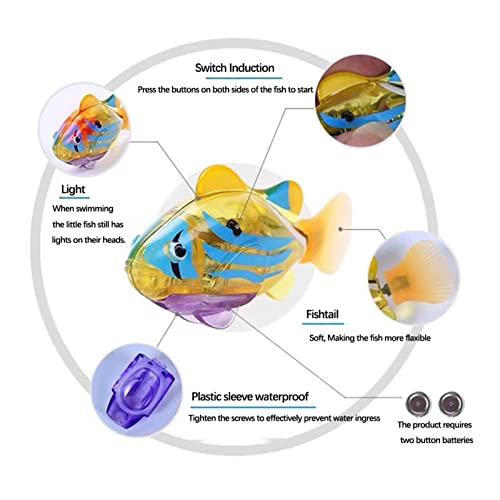 Peixe robô para gatos, brinquedos interativos para gatos em ambientes fechados, brinquedo de gato de