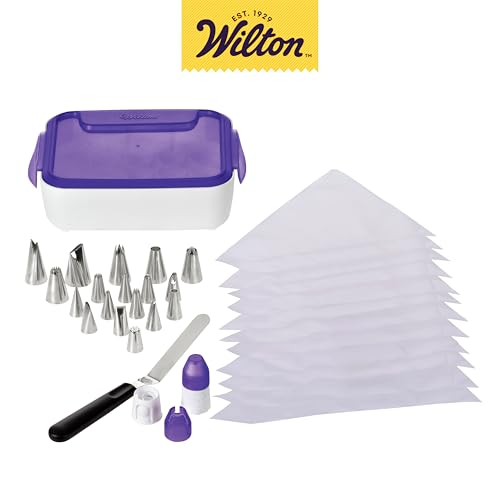 Wilton Deluxe Decorating Piping Tip Set, 46-Pieces