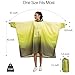 NUUR Rain Poncho for Women Adults Unisex Hooded Zipper Raincoat Waterproof Reusable Hiking Rain Coat with Pockets MGGR