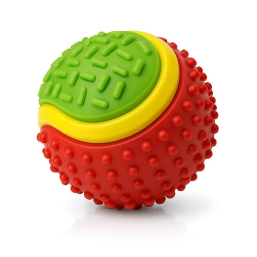 Pelota interactiva para perros con sonido chirriante 3.2"