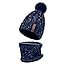 Navy Blue Beanie&scarf