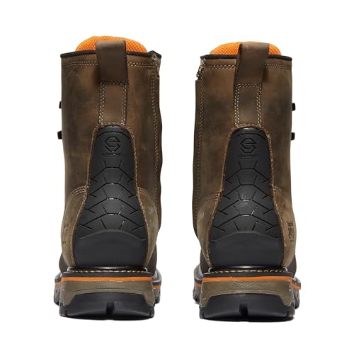 Timberland PRO Men's True Grit 8 Inch Composite Safety Toe Side-Zip Waterproof Industrial Western Work Boot3