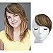 SARLA Straight Side Bangs Extension Clip in Synthetic Hair Pieces for Women Ash Medium Brown/Ash Blonde B2&10H24B