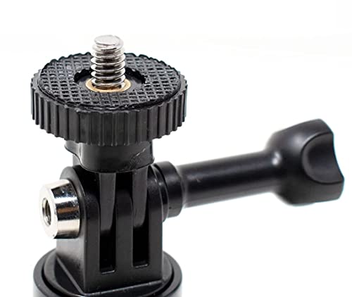 Image of Go-pro Mount to 1 /4 inch Screw Adapter | Action Camera Mount Adapter with 1 /4 inch-20 Male Thread | Compatible with gopro, Osmo Action, Insta360, Tripods, Selfie Sticks & Camera Accessories