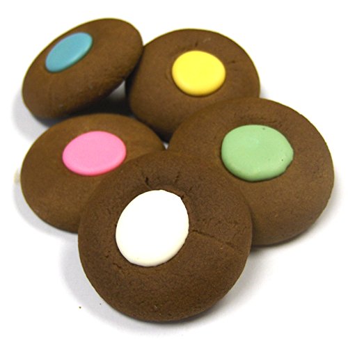 Claudia'S Canine Cuisine 28-Piece Maddie'S Mini Morsels Ginger Cookies With Assorted Pastel Centers