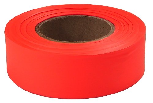 Empire Level 77-002 1-Inch by 200-Feet Flagging Tape, Orange by Empire Level