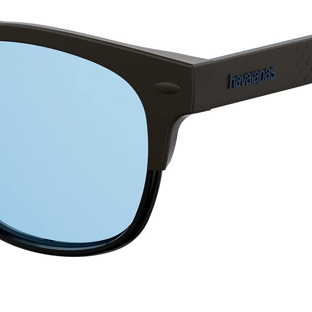 Havaianas Men's Round Rectangular/Square Sunglasses, Black, 51