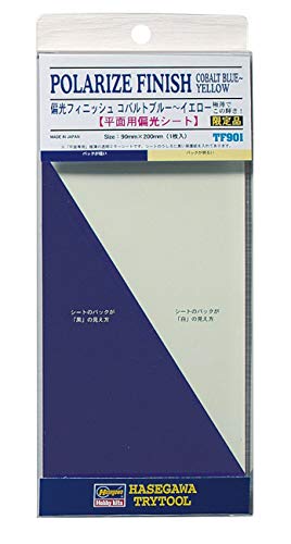 Film polarisé Hasegawa TF901 bleu-jaune pour corriger l'aspect terne des verrières