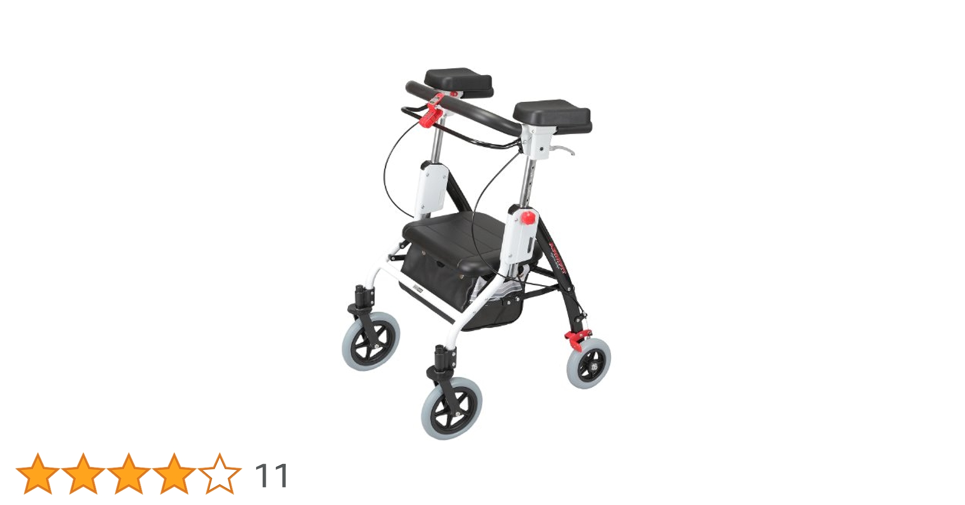 ユーバ産業 アームフィット 屋内外兼用 歩行車 肘置パッド付 AR-458E ② Amazon | アームフィット室内外兼用 肘置き付 AR-458E ブラック