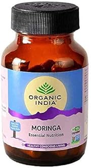ORGANIC INDIA Moringa 60 Veg Capsules - (Pack of 2)