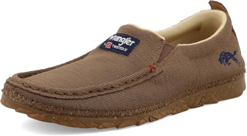 Image of Twisted X Women's Zero-X, Moc Toe with Zero-X, Khaki, 5.5 M