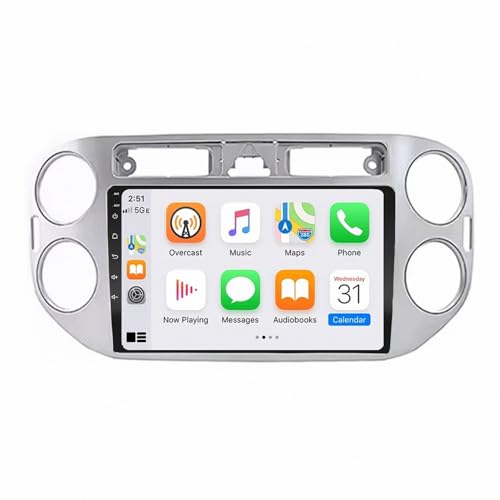 Pantalla Carplay coche para VW Golf 5 y Tiguan: olvida los cables y usa Android Auto