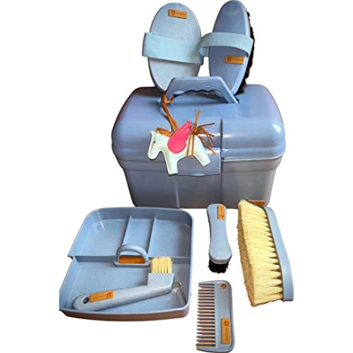 Horsecode Putzbox mit Inhalt Nature Light Blue aus natürlichen...