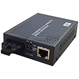 ConnectGear CAT5/5e to Fiber Optic Switching Multi-Mode Fiber Converter (AGC-H21SC)