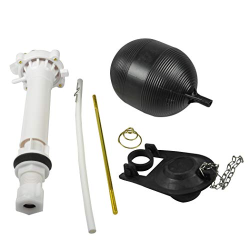 Danco Complete Toilet Repair Kit, Fill Valve, Flapper, Rod, Float Replacement (80816), White by Danco - Used condition - Image 5