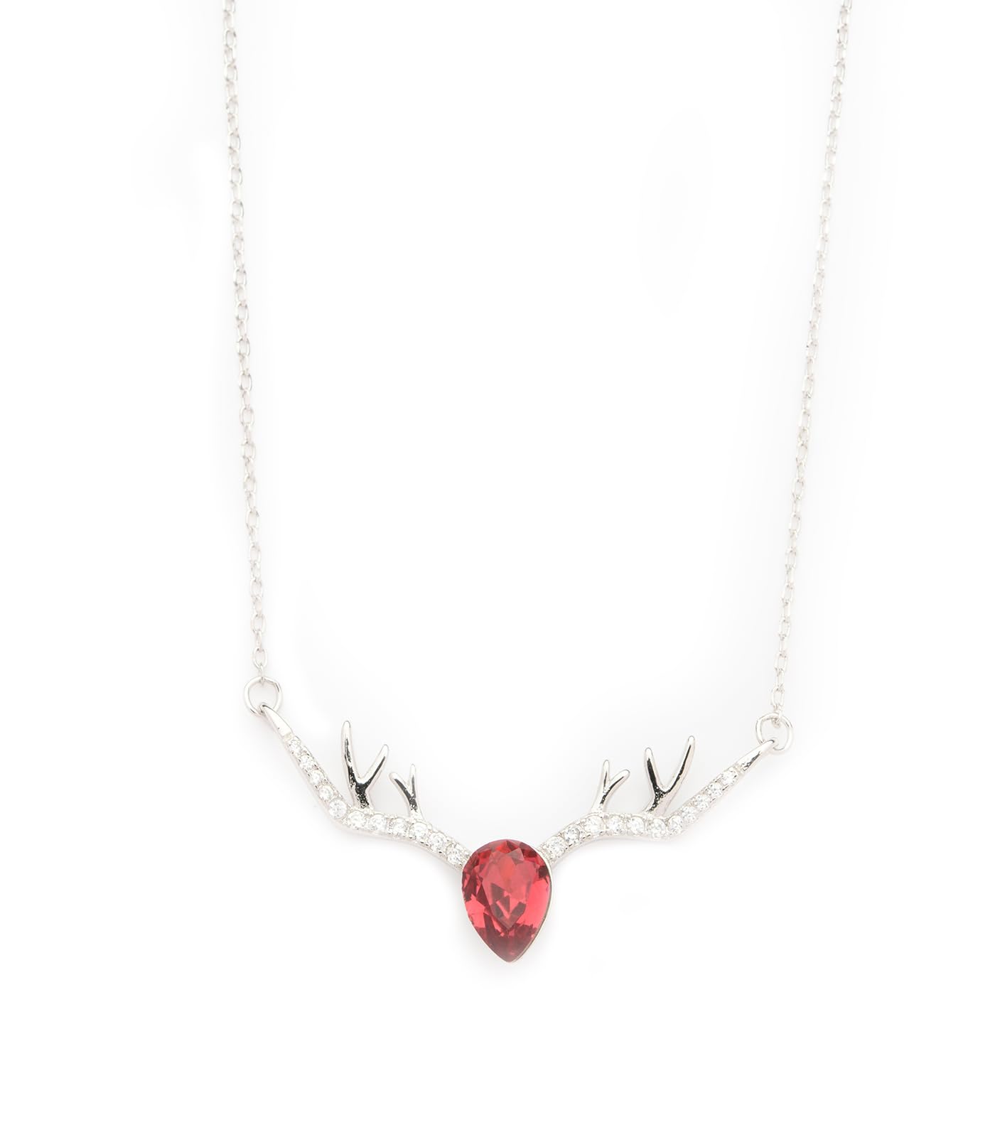 | 925 Sterling Silver | Deer Pendant | Gift for Girlfriend, Women & Girls | With Certificate of Authenticity & Hallmark-image-27