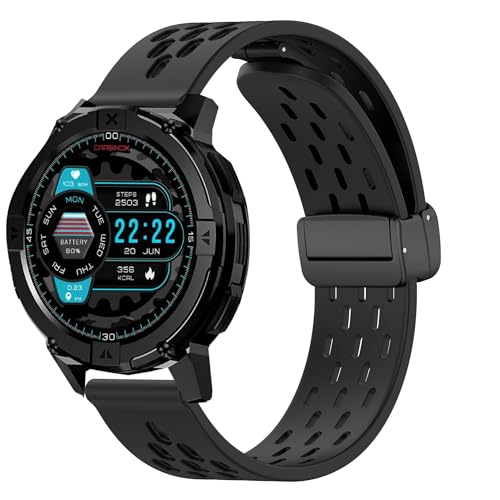 Bracelet montre connectée Carbinox X-Ranger silicone respirant