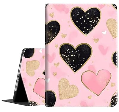 BFRKXOCK for New iPad 10th Generation Case 2022 10.9 Inch, Multi-Angle Smart Stand Cover Auto Sleep/Wake for iPad 10th Gen 10.9 inch 2022, Cute Love Heart