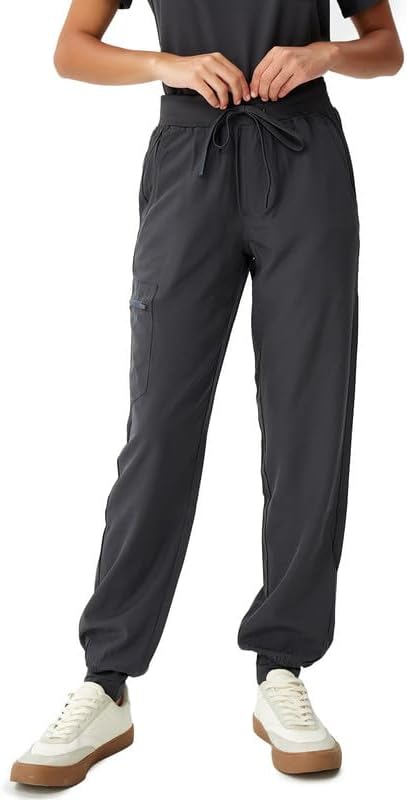 Scrubs for Women, Stretchy Yoga Pants with 5 Pockets, Cargo Jogger Scrub Pants for Women - Image 6