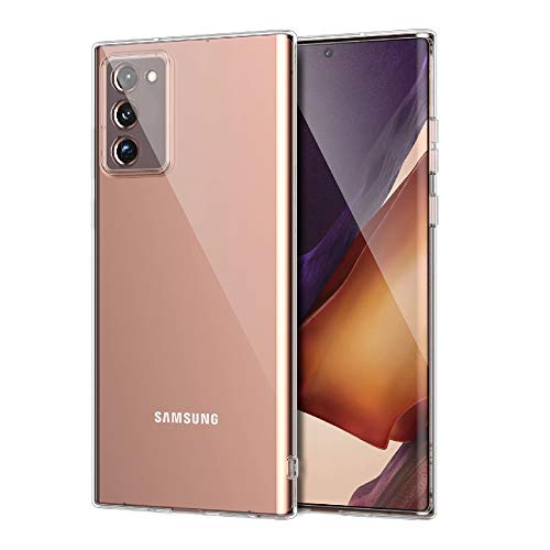 Solimo Soft & Flexible Back Cover for Samsung Galaxy Note 20 Mobile [TPU, Transparent]- Best and cheap mobile covers in India
