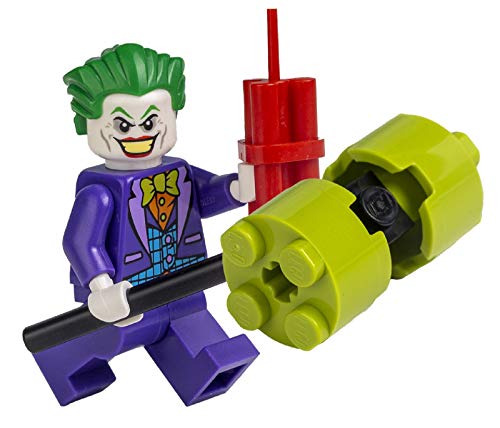 LEGO Superhéros : Joker avec marteau et dynamite.