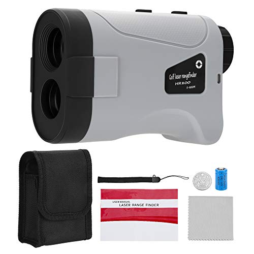 Kacsoo Tel�metro profesional de golf de 875 yardas con compensaci�n de pendiente, aumento de 6X, medici�n de distancia/�ngulo/velocidad, medici�n de ingenier�a